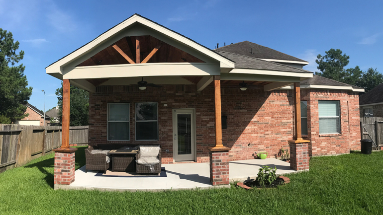 Humble, Texas Outdoor Patio Cover Design Project