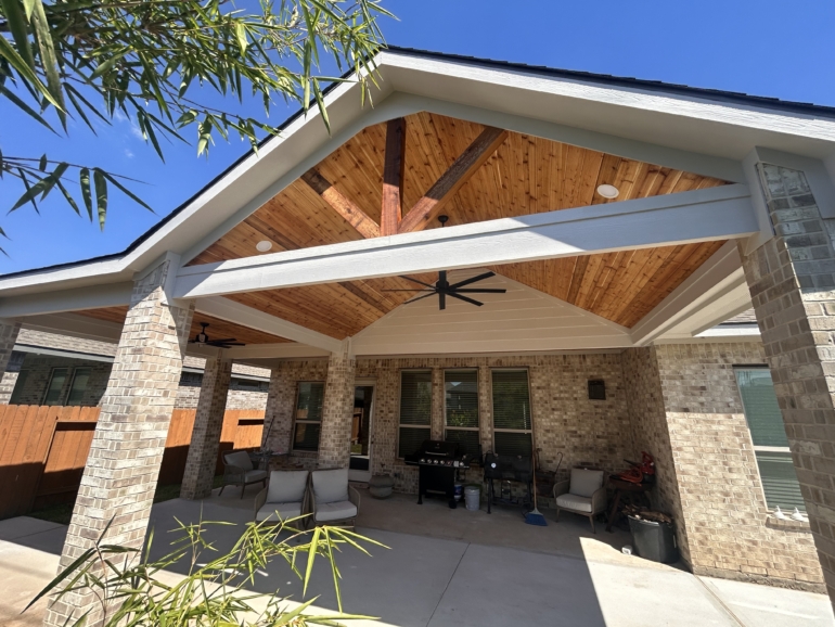 Custom Patio Cover in Richmond, Texas