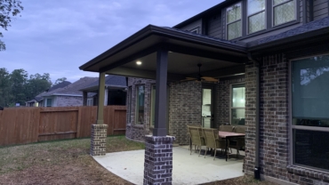 Beautiful Patio Cover for a Spring, TX Home