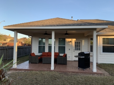 Custom Patio Cover in South Houston