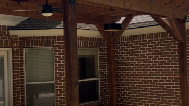 Custom Cedar Pergola with Hercules Poly Roof System